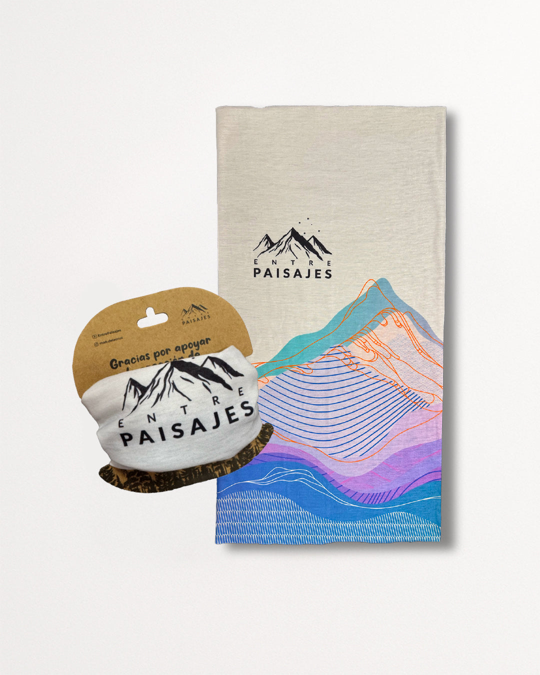 BANDANA ENTRE PAISAJES GLACIAR GREY