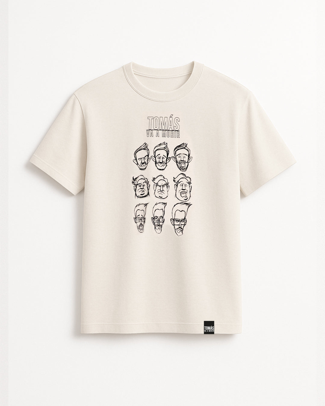 POLERA TVM FACETAS CREMA