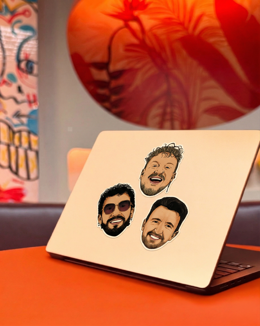 SET STICKERS TVM