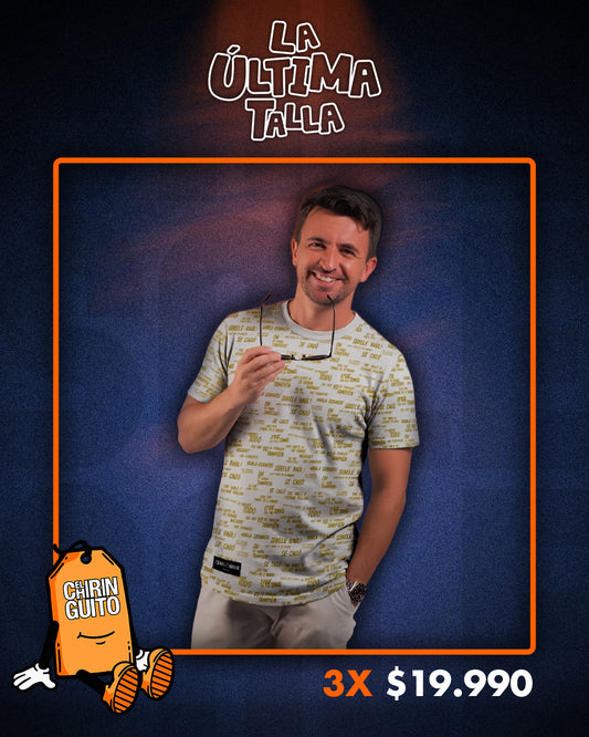 POLERA FRASES CÉLEBRES TVM VERDE