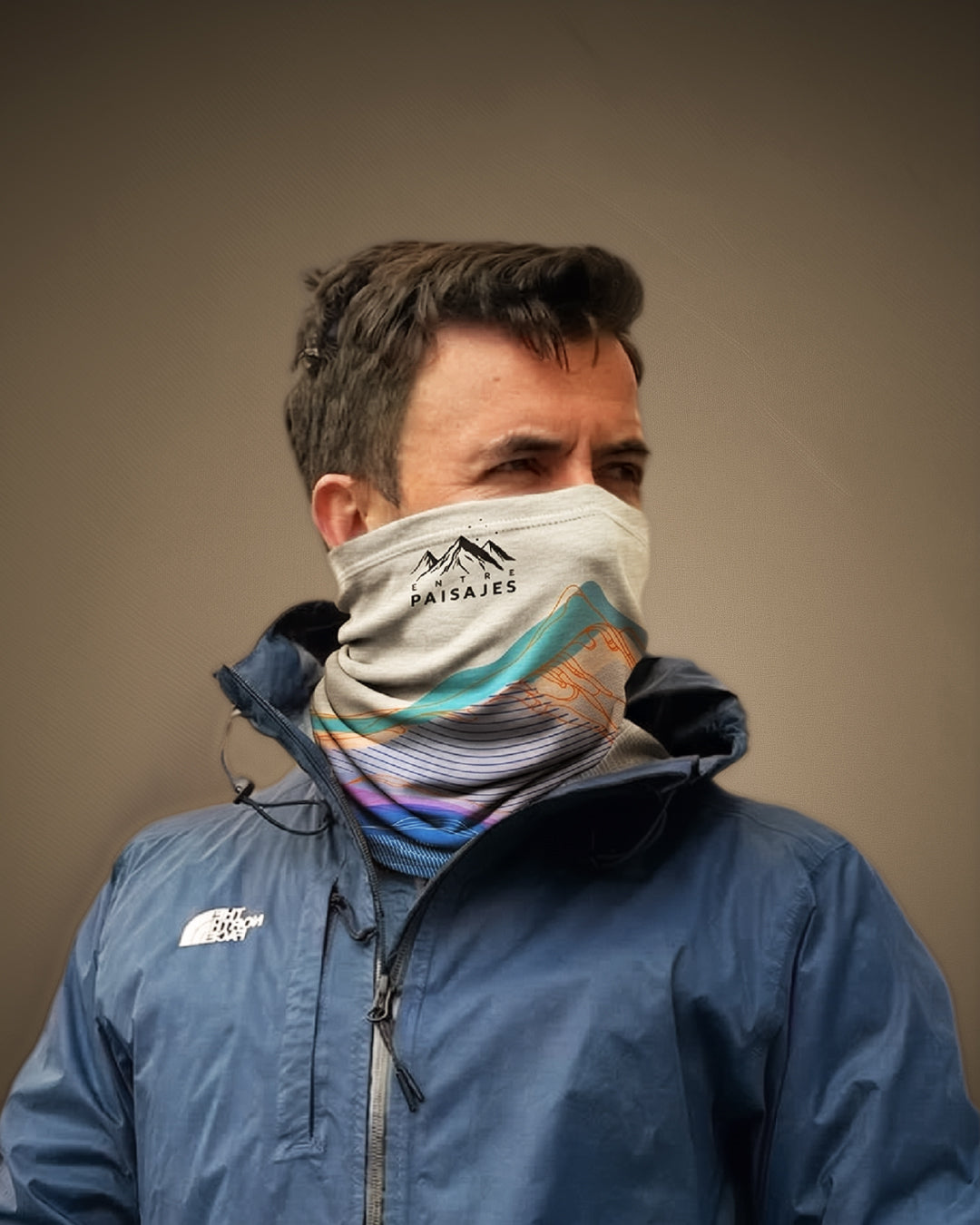 BANDANA ENTRE PAISAJES GLACIAR GREY