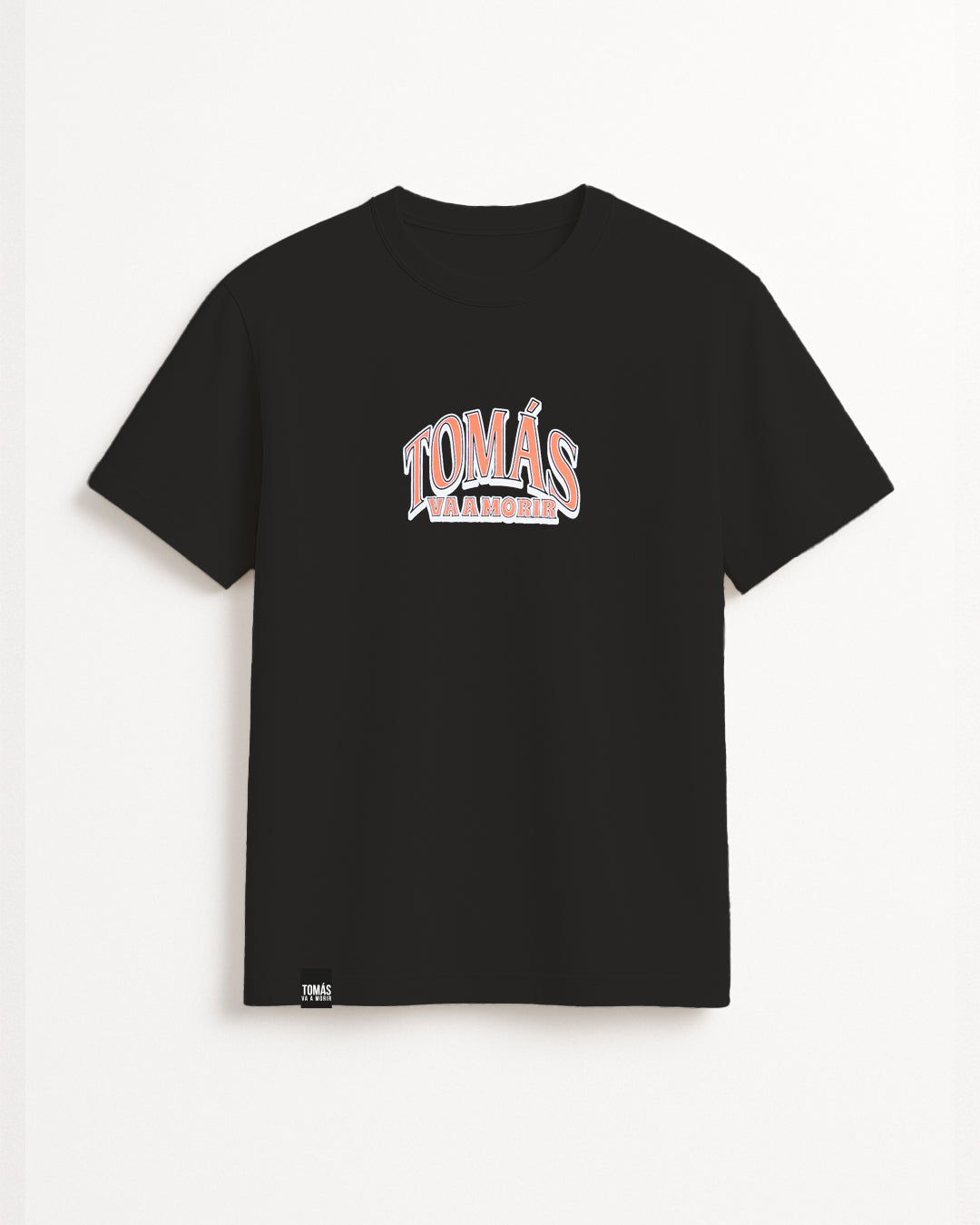 POLERA TVM RETRO NEGRA
