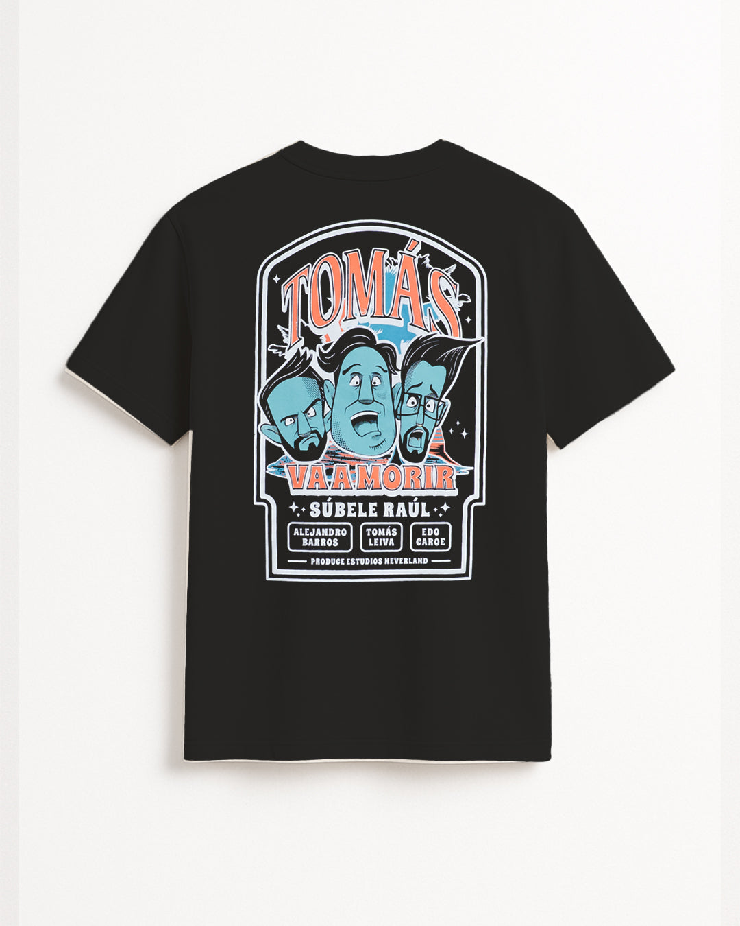 POLERA TVM RETRO NEGRA